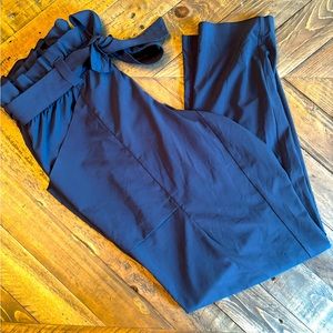 Athleta high waisted paper bag pant